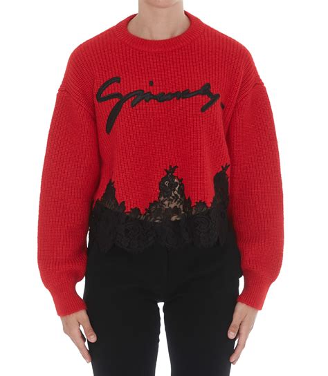 givenchy sweater red logo|Givenchy sweaters for women.